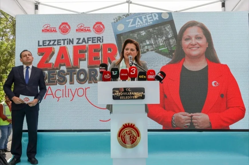 AFYONKARAHİSAR BELEDİYE BAŞKANI BURCU KÖKSAL: “ZAFER RESTORAN BU ANLAYIŞIMIZIN ÖNEMLİ ÖRNEKLERİNDEN BİRİDİR”