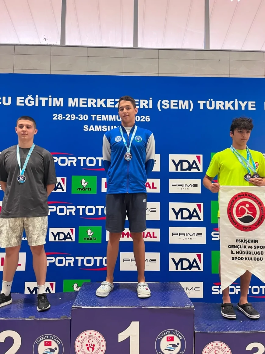 Bursa Büyükşehir Belediyespor, SEM Yüzme Türkiye Şampiyonası Final Yarışları’nda 1 altın ve 2 bronz madalya kazandı
