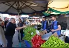 Keçiören Belediye Başkanı Dr. Mesut Özarslan Ayvalı Mahallesi'nde pazar esnafı ve vatandaşların taleplerini dinledi