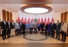 ÇORUM KENT KONSEYİ YENİ YÖNETİMİ VALİ ALİ ÇALGAN’I ZİYARET EDEREK İŞ BİRLİĞİ ÇALIŞMALARINI DEĞERLENDİRDİ