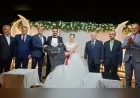Tuzluca Belediye Başkanı Ahmet Sait Sadrettin Türkan, yeğeni Erkan Türkan ile Melis Gelegen’in nikahını kıydı