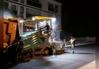 Eskişehir Büyükşehir Belediyesi ulaşım yoğunluğunu azaltmak için asfalt çalışmalarını gece saatlerinde sürdürüyor
