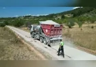 Bursa Büyükşehir Belediyesi Keles’te 3 mahallenin 13 kilometrelik ulaşım ağını yeniliyor