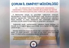 Çorum’da Aranan ve Kayıp Şahıslara Yönelik Çalışmalarda 10 Şüpheli Yakalandı, 9 Kayıp Kişi Bulundu