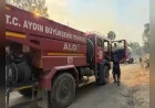 Aydın Büyükşehir Belediyesi Kuyucak’taki orman yangınına tüm birimleriyle müdahale ediyor
