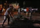Eskişehir Büyükşehir Belediyesi Gece Mesaisiyle 2. Arabacılar Caddesi’ndeki Yolları Yeniliyor