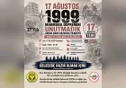 İzmir’de 17 Ağustos Marmara Depremi’nin 27’nci yılı için afet farkındalık etkinliği düzenlenecek