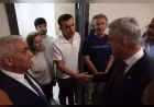 Sağlık Bakanı Prof. Dr. Kemal Memişoğlu’ndan Milletvekili Melih Meriç’e hastanede ziyaret