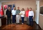 Aydın Büyükşehir Belediye Başkanı Özlem Çerçioğlu’na Germencik Ziraat Odası yönetiminden ziyaret