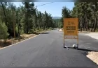 Bursa Büyükşehir Belediyesi, vatandaşların talebi üzerine Orhaneli’de 1,5 kilometrelik yolu yeniledi