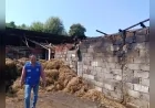 Muğla Büyükşehir Belediyesi, yangında 500 balyası kül olan üreticiye destek verecek