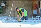 Bursa Büyükşehir Belediyesi Müşküle’de 8 bin 500 metrelik altyapının ardından üstyapı çalışmalarını başlattı
