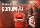 ARCA Çorum FK, Trabzonspor’un genç orta saha oyuncusu Göktan Gürpüz’ü satın alma opsiyonuyla kadrosuna kattı