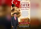 Gayrimenkul Danışmanı Hamza Hamkan: “30 Ağustos Türk milletinin bağımsızlık iradesinin destanıdır”