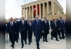 Cumhurbaşkanı Erdoğan, 30 Ağustos Zafer Bayramı’nda Anıtkabir’i ziyaret etti