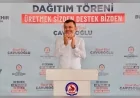 Denizli Büyükşehir Belediye Başkanı Bülent Nuri Çavuşoğlu: “Her zaman çiftçimizin yanında olmaya devam edeceğiz”