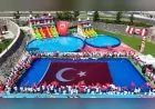Nevşehir Belediyesi’nin 30 Ağustos Zafer Bayramı Şenliğinde Çocuklar Havuzda Bayram Coşkusu Yaşadı