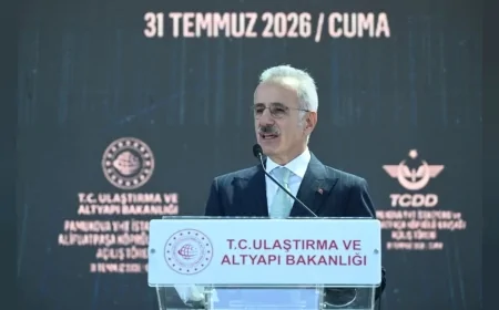 ULAŞTIRMA VE ALTYAPI BAKANI ABDULKADİR URALOĞLU: “PAMUKOVA YHT İSTASYONU 41 BİNİ AŞKIN YOLCUYA HİZMET SUNDU, ALİFUATPAŞA KÖPRÜLÜ KAVŞAĞI LOJİSTİK AKIŞI GÜÇLENDİRDİ”