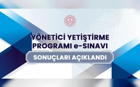 Millî Eğitim Bakanlığı 2026 Yılı Yönetici Yetiştirme Programı e-Sınavı sonuçlarını erişime açtı