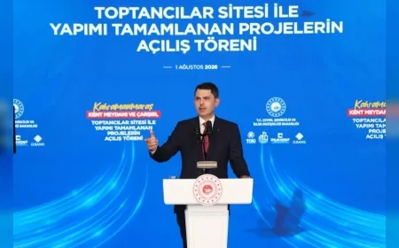 ÇEVRE, ŞEHİRCİLİK VE İKLİM DEĞİŞİKLİĞİ BAKANI MURAT KURUM: “ONLARIN HER ‘YAPAMAZSINIZ’ SÖZÜNE KARŞI BİR TEMEL ATTIK”