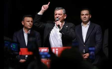YENİ PARTİ GENEL BAŞKANI ÖZGÜR ÖZEL: “EKREM İMAMOĞLU, AK PARTİ’Yİ 4 KEZ YENDİĞİ VE 5’İNCİ KEZ YENECEĞİ İÇİN HAPİSTEDİR”