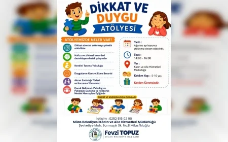 Milas Belediyesi Çocukların Dijital Ekran Süresini Azaltmak İçin “Ekranı Kapatıyoruz, Hayata Odaklanıyoruz” Etkinliğini Başlatıyor