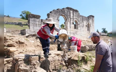 Düzce Belediyesi Konuralp Antik Tiyatro Kazılarına Gönüllü Destekle Tarihi Mirası Geleceğe Taşıyor