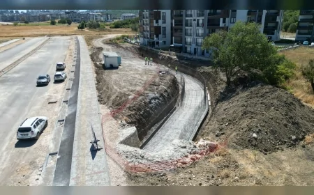 Bursa Büyükşehir Belediyesi Nilüfer’de Yağmur Suyu Hattı Çalışmalarını Hızlandırdı