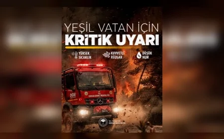 Tarım ve Orman Bakanı İbrahim Yumaklı: “En Büyük Gücümüz Vatandaşlarımızın Duyarlılığı ile Yangın Çıkmasını Önlemektir”