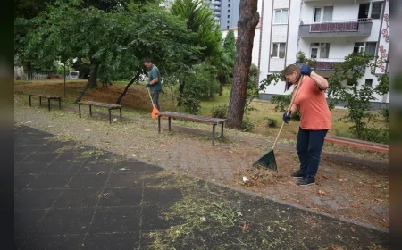 Giresun Belediyesi Kent Genelindeki Park ve Bahçelerde Bakım, Onarım ve Temizlik Çalışmalarını Sürdürüyor