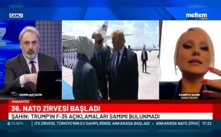 Siyaset Bilimi Uzmanı ve Gazeteci Kadriye Şahin, Meltem TV'de NATO Zirvesi'nin İlk Gününü Değerlendirdi