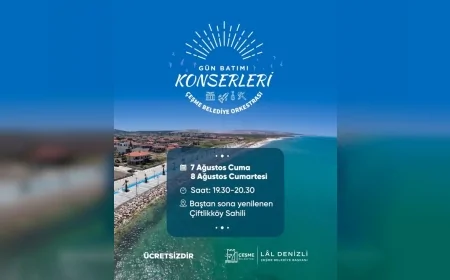 Çeşme Belediye Başkanı Lâl Denizli: “Yenilenen sahilimizi müzikle ve sanatla yaşamın merkezine taşıyoruz”