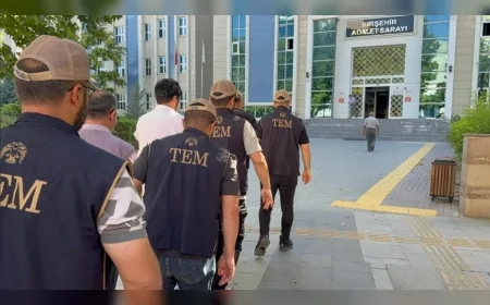 Kırşehir İl Emniyet Müdürlüğünden FETÖ Operasyonu: 8 Şüpheli Gözaltına Alındı, 1 Kişi Tutuklandı