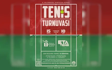 Tepebaşı’nda 4’üncü Geleneksel Kurtuluş Kupası Tenis Turnuvası İçin Başvurular Başladı