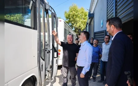 Bursa Büyükşehir Belediyesi Başkan Vekili Şahin Biba: “Afet sonrasında birçok temel ihtiyaca hızlı şekilde cevap verecek araçları en kısa sürede hizmete hazır hale getireceğiz”