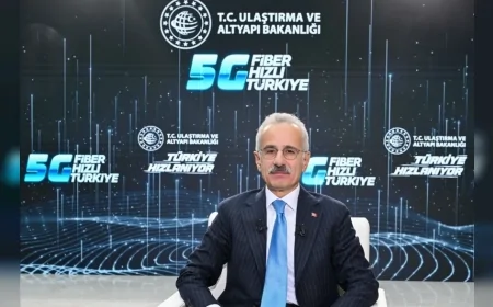 Ulaştırma ve Altyapı Bakanı Abdulkadir Uraloğlu: “5G abone sayısı 4 ayda 44,5 milyona ulaştı”