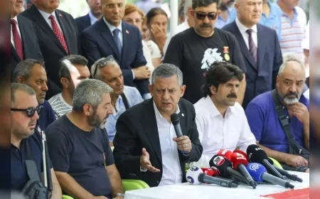 YENİ Parti Genel Başkanı Özgür Özel: “Hakkınız verilene kadar yanınızdayız ve arkanızdayız”