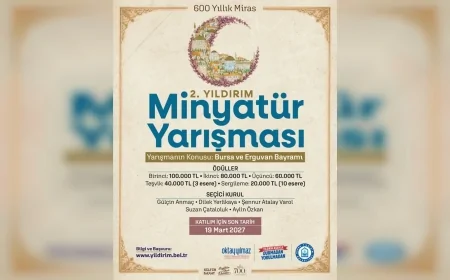 Bursa’nın 600 Yıllık Erguvan Bayramı Mirası Minyatür Sanatıyla Gelecek Kuşaklara Taşınacak