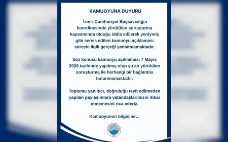 İzmir Cumhuriyet Başsavcılığı Soruşturmasına İlişkin Eski Açıklamanın Yeniden Dolaşıma Sokulduğu Belirtildi