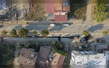 Salihli Belediyesi Keli Mahallesi’nde 11 Bin Metrekarelik Alanda 2 Bin 250 Ton Sıcak Asfalt Serdi