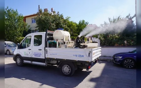 Tepebaşı Belediyesi Yaz Aylarında Sivrisinek ve Haşerelere Karşı İlaçlama Çalışmalarını Sürdürüyor