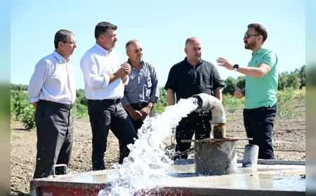 Manisa Büyükşehir Belediye Başkanı Besim Dutlulu: “Yaklaşık 2 bin 500 dönümlük tarım arazisinin can suyu ihtiyacını karşıladık