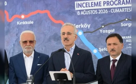 Ulaştırma ve Altyapı Bakanı Abdulkadir Uraloğlu: “Ankara-Kayseri arası 1 saat 45 dakikaya düşecek”