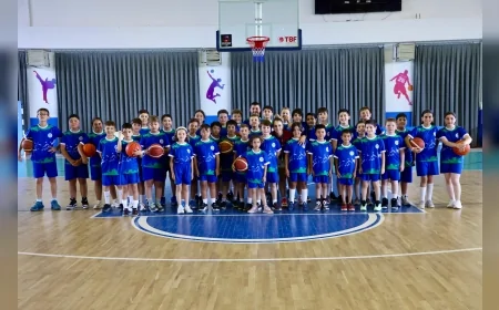 Odunpazarı Belediyesi’nin Basketbol Yaz Spor Okulu çocukları sporla buluşturuyor!