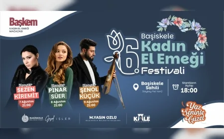Başiskele’de 6. Kadın El Emeği Festivali 7-8-9 Ağustos’ta Sahilde Vatandaşlarla Buluşacak
