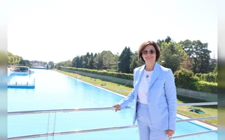 Eskişehir Büyükşehir Belediye Başkanı Ayşe Ünlüce: “Kentpark Yapay Plajımız çocuklarımızın neşesine ev sahipliği yapacak”