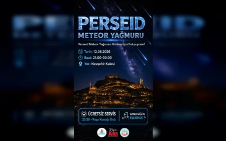 Nevşehir Kalesi’nde Perseid Meteor Yağmuru heyecanı: Gökyüzü meraklıları tarihi atmosferde buluşacak