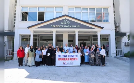 Düzce’de Kadınlar Belediye Projelerini Yerinde İnceledi: “Bu Projeler Büyük İşler”