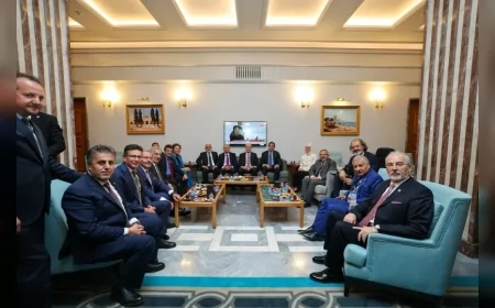 TBMM Başkanı Numan Kurtulmuş, İktidar ve Muhalefet Kulislerini Ziyaret Etti
