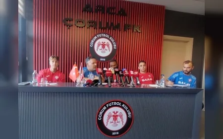 Çorum FK’nın Yeni Transferleri Galatasaray Maçı Öncesi Konuştu: “Puan veya Puanlarla Ayrılacağımıza İnanıyoruz”